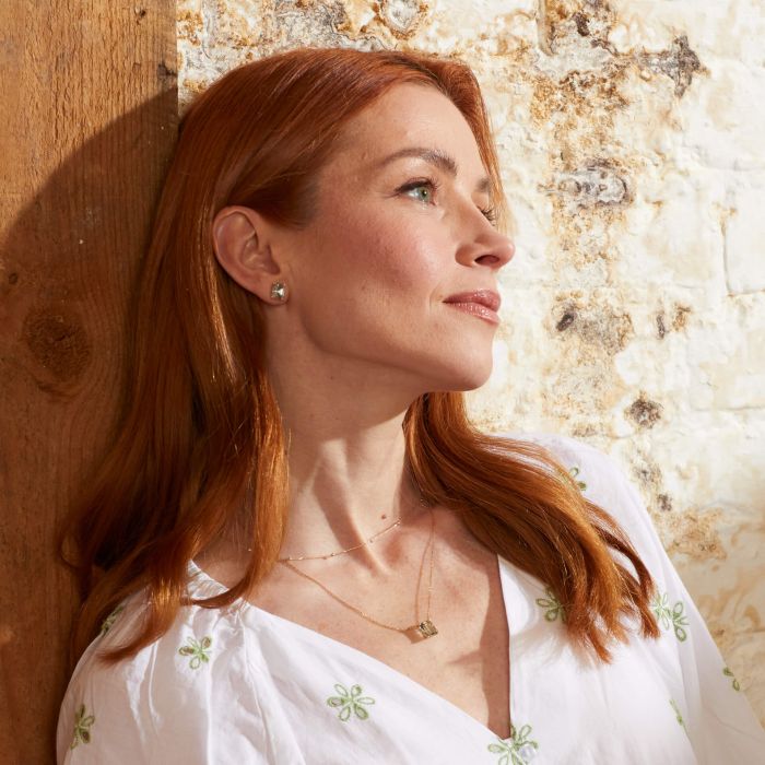 Octagonal Fancy Cut Amethyst Gold Stud Earrings