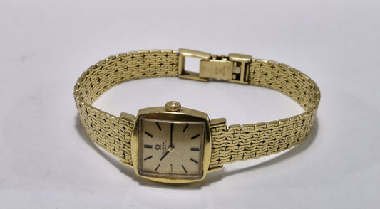 Pre-loved Omega Gold Watch by Silverage London – Elegant and Authentic.