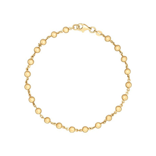 Gold Ball Chain Bracelet