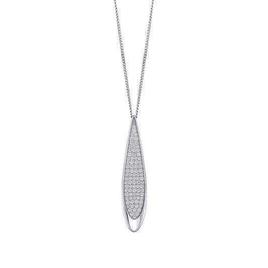 Fiorelli Tilted Droplet Pendant Necklace