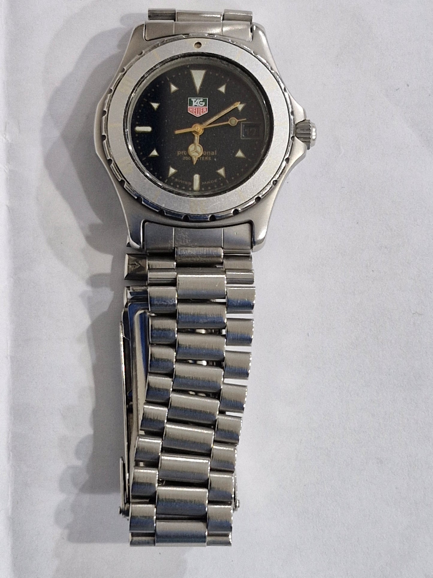 Tag Heuer 2000 Professional Quartz Watch – 38mm Blue Dial, Stainless Steel
