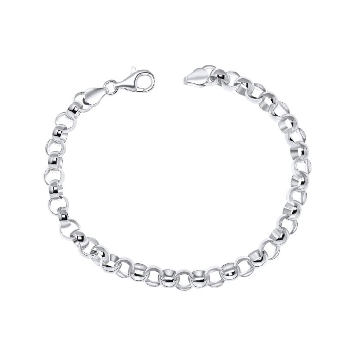 Belcher Chain Silver Bracelet