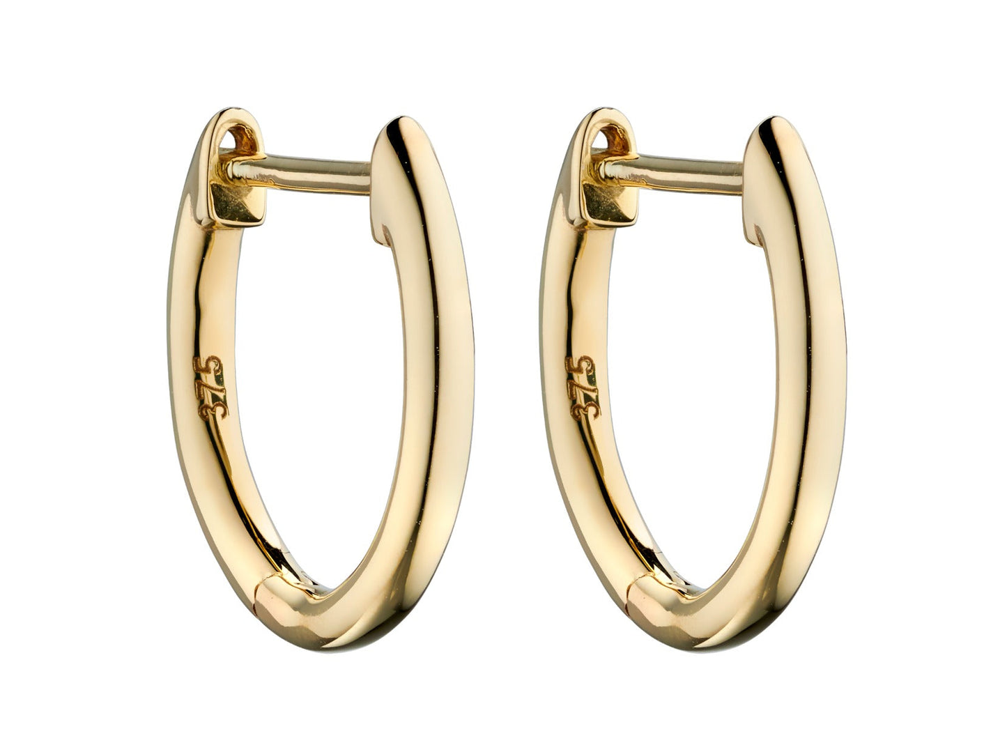 Gold Huggie Hoop Earrings