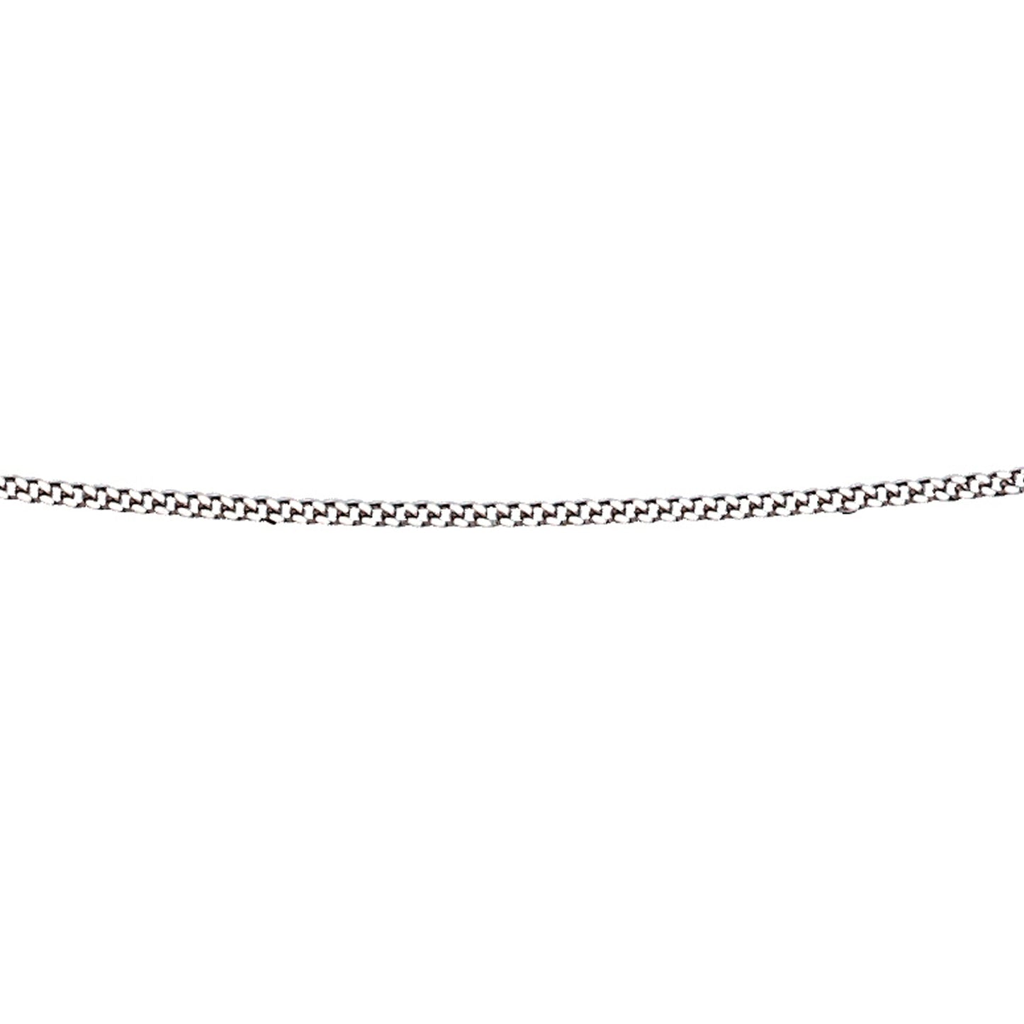 9ct Gold 0.6mm Diamond Cut Curb Chain